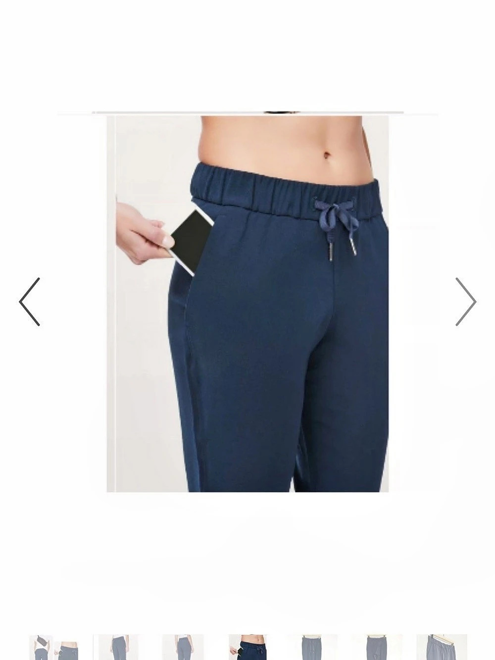 NWOT Lululemon On The Fly Pants Navy Blur Sz 10 M/L - Picture 2 of 12